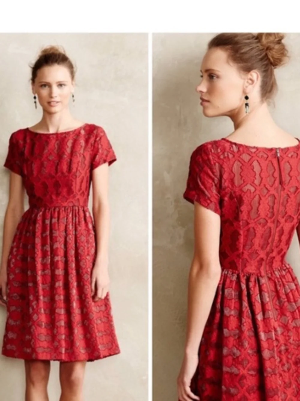 ANTHOPOLOGIE MOULINETTE SOEURS DRESS SIZE 6P NWT / VINTAGE STYLE - Picture 1 of 13